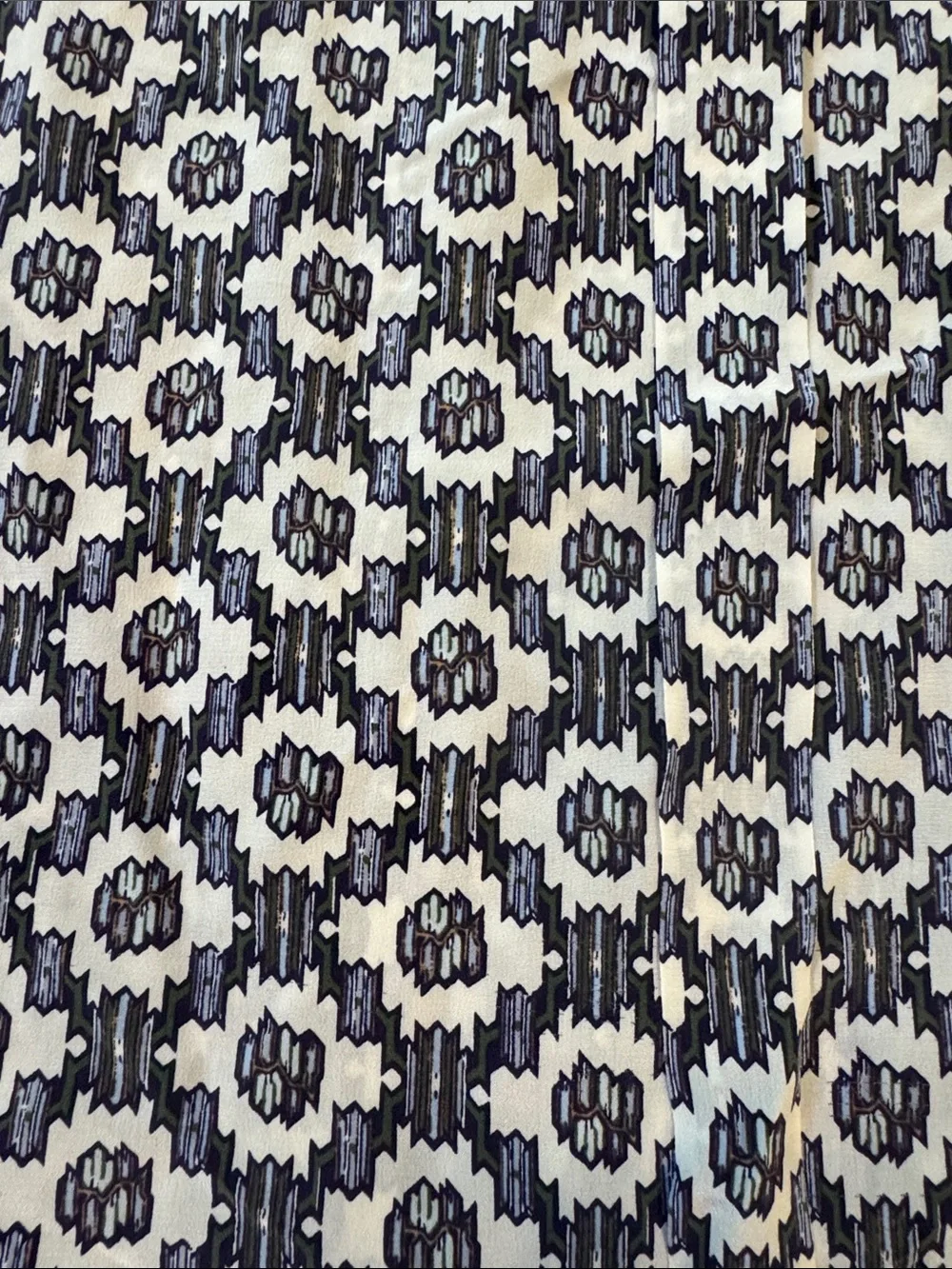 Tory Burch Navy and Cream Dress